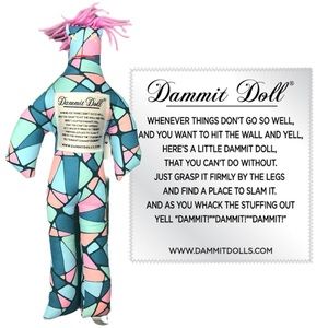 DAMMIT! DOLLS Stress Relief Squishy Classic Limited Edition Doll Gift 12" NWT